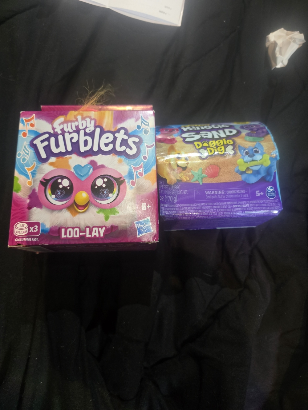 Hasbro Furby Furblets Loo-Lay - Pink, White & Blue Boxed Plush